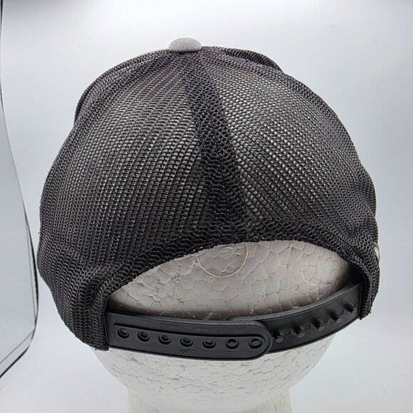 Salty Crew Bottom Dweller Retro Mens Gray Trucker Hat Fishing Outdoors Casual - Picture 3 of 10